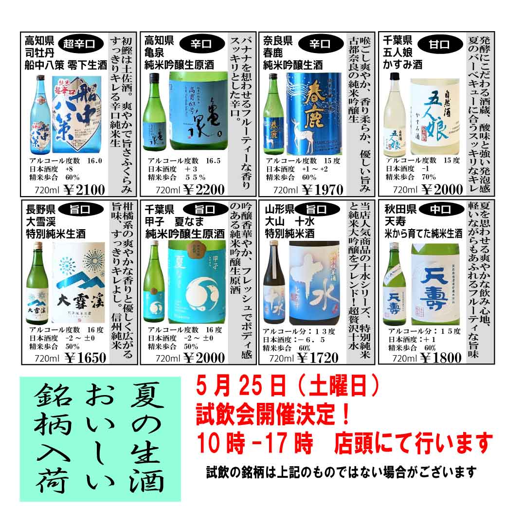 酒のひろせ　店主のおすすめ商品