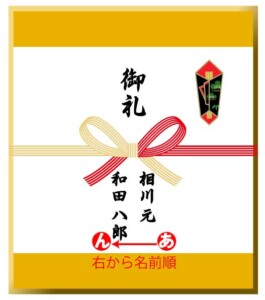 熨斗に書く名前