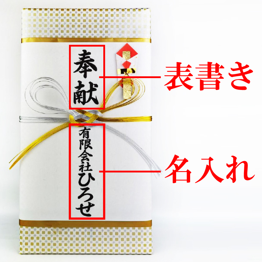 熨斗と水引包装の基本 熨斗と水引包装の基本